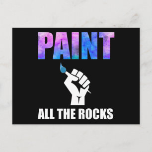 Verf alle Rocks Rock-schilderijen Briefkaart