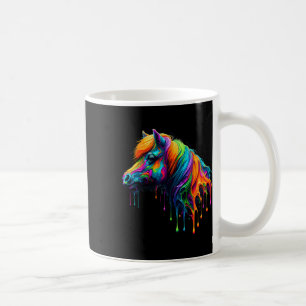 Verf Art Miniatuur Paard Paardrijden Equestr Koffiemok