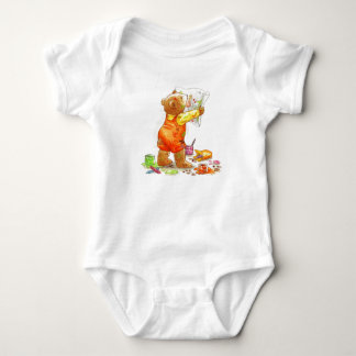 Verf baby Beer Romper