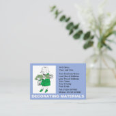 Verf & Behang Decoreren Materialen Visitekaartje (Staand voorkant)