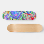 Verf Blobs Skateboard (Horizontaal)
