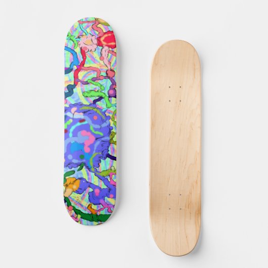 Verf Blobs Skateboard (Voorkant)