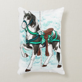 Verf Carrousel Paard Kussen