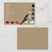 Verf - Chubby Visitekaartje (Voorkant / Achterkant)