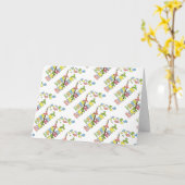 Verf de Kaart van Birthday (Gele Bloem)