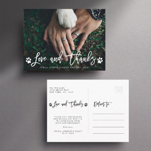 Verf de Liefde & de Bedankt van de Drukken   Foto: Briefkaart