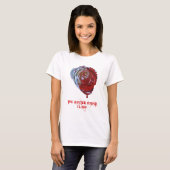 Verf de Rozen rode vrouwen T-shirt (Voorkant volledig)