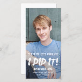 Verf De Stad Afstudeeraankondiging Aankondiging (Voorkant / Achterkant)