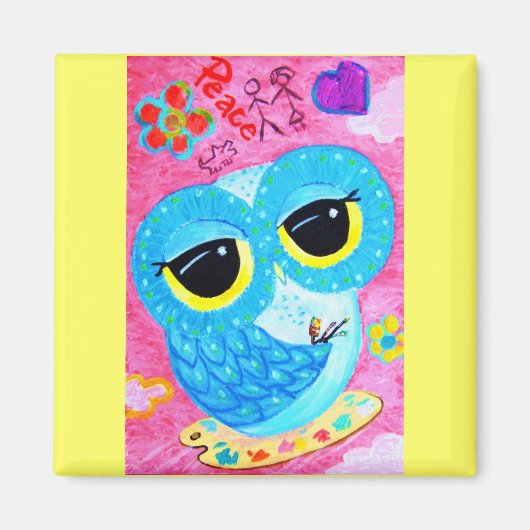 Verf de wereld een betere plek magneet (Voorkant)