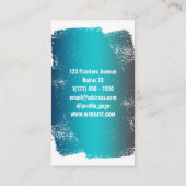 Verf diensten gradiënt geschilderde muur visitekaartje (Achterkant)
