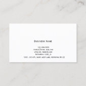 Verf donkergroene tinten visitekaartje (Achterkant)