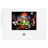 Verf door aantallen: Honden die de Kaart van de po (Achterkant Horizontaal)