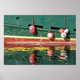 Verf door aantallen in Waterverven. Poster