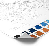 Verf door cijfers: Rosie het Poster van de Riveter (Hoek)