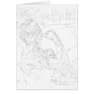 Verf door de Kaart van Aantallen: Rosie de Riveter