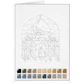 Verf door de Kaart van Aantallen: Taj Mahal (Voorkant)