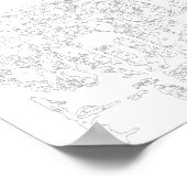 Verf door het Poster van Aantallen: Honden die het (Hoek)