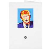 Verf door Numbers Kaart: Donald Trump 2 (Achterkant)