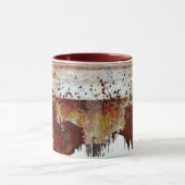 Verf druppel aardewerk uitzicht mok (Midden)