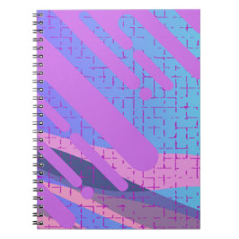 Verf druppel Levendig Abstract  Notitieboek