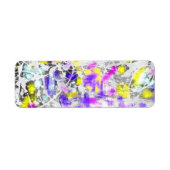 verf en druppel etiket (Voorkant)