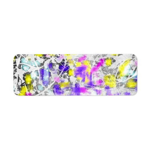 verf en druppel etiket (Voorkant)