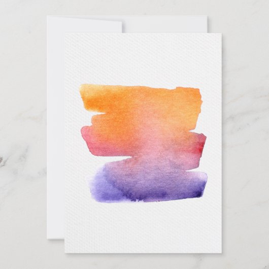 Verf en nip wijn en kunst thema party sjabloon kaart (Achterkant)