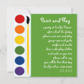 Verf en penselen kaart (Voorkant)