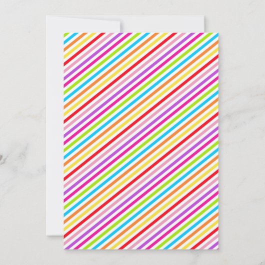 Verf en Pyjama Feest Uitnodiging (Achterkant)