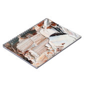 Verf en reliëf met reliëfolie. Primair koel Notitieboek (Linkerzijde)