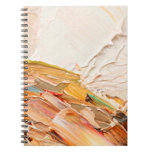 Verf en reliëf met reliëfolie. Primair koel Notitieboek (Voorkant)