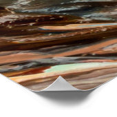 Verf en reliëf met reliëfolie. Primair koel Poster (Hoek)