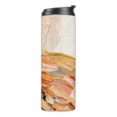 Verf en reliëf met reliëfolie. Primair koel Thermosbeker (Gedraaid links)