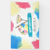 Verf- en Sip-dag verf- en wijnpartij Spandoek (Verticaal)