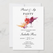 Verf en Sla Bridal Shower Uitnodiging (Voorkant)