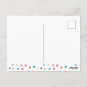 Verf Feest Waterverf Palet Kunst Verjaardag Briefkaart (Achterkant)