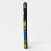 Verf Geel en Blauwe Achtergrond Case-Mate iPhone Case (Achterkant/links)
