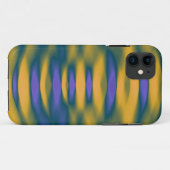 Verf Geel en Blauwe Achtergrond Case-Mate iPhone Case (Achterkant (horizontaal))