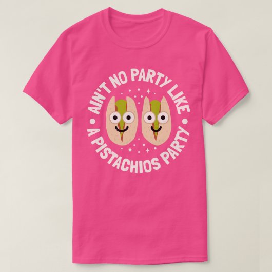 Verf geen feestje als een pistache feestje Pistach T-shirt (Design voorkant)