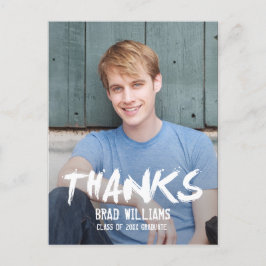 Verf het Afstuderen van de stad Hartelijk dank Briefkaart