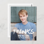 Verf het Afstuderen van de stad Hartelijk dank Briefkaart (Voorkant / Achterkant)