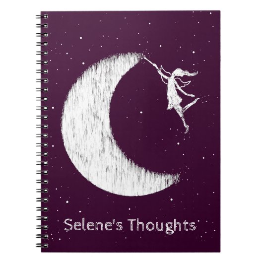 Verf het Paars van de maan Notitieboek (Voorkant)