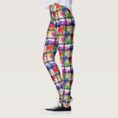Verf het Patroon van de Schilder handgemaakte Legg Leggings (Links)