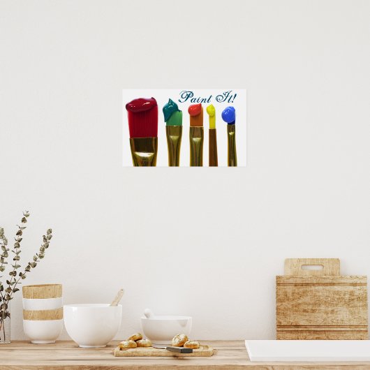 Verf het poster (Keuken)