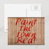 Verf het stadsrood briefkaart (Voorkant / Achterkant)