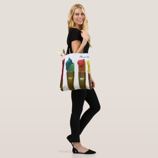 Verf het tote bag (Op model)