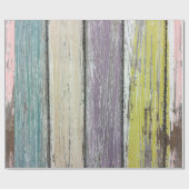 Verf in de vorm van vloerpasta op houten verpakkin cadeaupapier (Vlak)