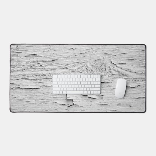 Verf in nood op houttextuur bureaumat (Keyboard & Muis)