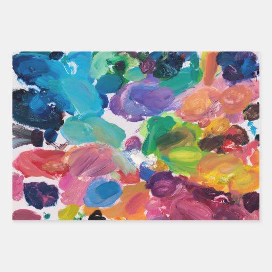 Verf inpakpapier drie vel (Voorkant 2)