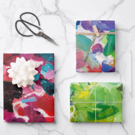 Verf inpakpapier drie vel